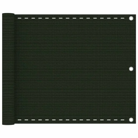 Toldo para balcón HDPE verde oscuro 75x500 cm de vidaXL, Sombrillas - Ref: Foro24-310970, Precio: 14,75 €, Descuento: %