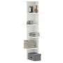 Eck-Wandregal aus weißem Holz 36,5x36,5x140 cm von , Regale und Regale - Ref: Foro24-852627, Preis: 52,24 €, Rabatt: %