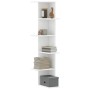 Eck-Wandregal aus weißem Holz 36,5x36,5x140 cm von , Regale und Regale - Ref: Foro24-852627, Preis: 53,62 €, Rabatt: %
