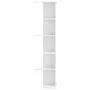 Eck-Wandregal aus weißem Holz 36,5x36,5x140 cm von , Regale und Regale - Ref: Foro24-852627, Preis: 52,24 €, Rabatt: %