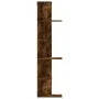 Corner wall shelf in smoked oak wood 36.5x36.5x140 cm by , Shelves and shelves - Ref: Foro24-852631, Price: 48,45 €, Discount: %