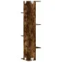 Corner wall shelf in smoked oak wood 36.5x36.5x140 cm by , Shelves and shelves - Ref: Foro24-852631, Price: 48,45 €, Discount: %