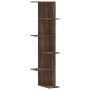 Eck-Wandregal aus braunem Eichenholz 36,5x36,5x140cm. von , Regale und Regale - Ref: Foro24-852633, Preis: 54,68 €, Rabatt: %