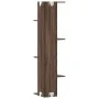 Estantería pared de esquina madera marrón roble 36,5x36,5x140cm de , Estantes y estanterías - Ref: Foro24-852633, Precio: 53,...
