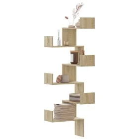 Eckschrank-Wandregal aus Eichenholz Sonoma 45x45x147 cm von , Regale und Regale - Ref: Foro24-852638, Preis: 50,66 €, Rabatt: %