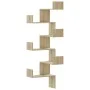 Corner wall shelf in Sonoma oak wood 45x45x147 cm by , Shelves and shelves - Ref: Foro24-852638, Price: 50,59 €, Discount: %