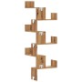Estantería de pared esquina madera roble artisan 45x45x147 cm de , Estantes y estanterías - Ref: Foro24-852644, Precio: 52,36...