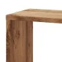Estantería de pared esquina madera roble artisan 45x45x147 cm de , Estantes y estanterías - Ref: Foro24-852644, Precio: 55,88...