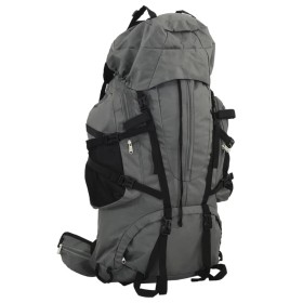Mochila de senderismo tela oxford gris 60 l de , Mochilas - Ref: Foro24-4009961, Precio: 60,34 €, Descuento: %