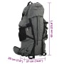 Mochila de senderismo tela oxford gris 60 l de , Mochilas - Ref: Foro24-4009961, Precio: 60,34 €, Descuento: %