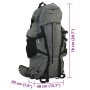 Mochila de senderismo tela oxford gris 80 l de , Mochilas - Ref: Foro24-4009968, Precio: 63,17 €, Descuento: %