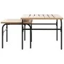 Gartenmöbel-Set mit 5-teiligen schwarzen Stahlmöbeln und Kissen. von , Gartensets - Ref: Foro24-3283638, Preis: 627,13 €, Rab...