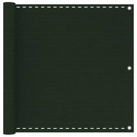 Dark green HDPE balcony awning 90x300 cm by vidaXL, Umbrellas - Ref: Foro24-310972, Price: 16,83 €, Discount: %