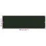 Dark green HDPE balcony awning 90x300 cm by vidaXL, Umbrellas - Ref: Foro24-310972, Price: 16,83 €, Discount: %