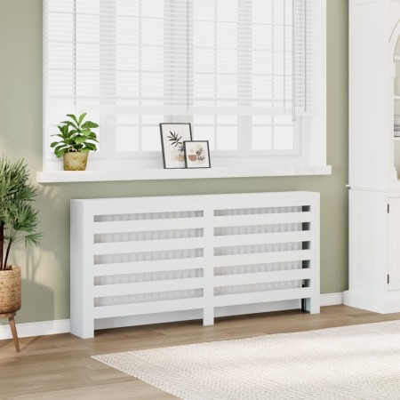 Heizkörperverkleidung aus weißem Holzwerkstoff 175x20x82 cm von , Zubehör für Heizkörper - Ref: Foro24-852708, Preis: 71,70 €...
