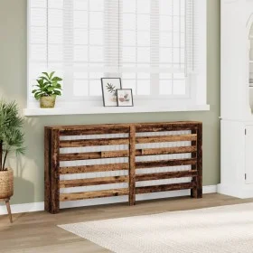 Radiator cover in aged wood color, 175x20x82 cm by , Accessories for heating radiators - Ref: Foro24-852715, Price: 69,87 €, ...
