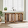 Radiator cover in aged wood color, 175x20x82 cm by , Accessories for heating radiators - Ref: Foro24-852760, Price: 75,44 €, ...
