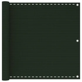Dark green HDPE balcony awning 90x400 cm by vidaXL, Umbrellas - Ref: Foro24-310973, Price: 20,82 €, Discount: %
