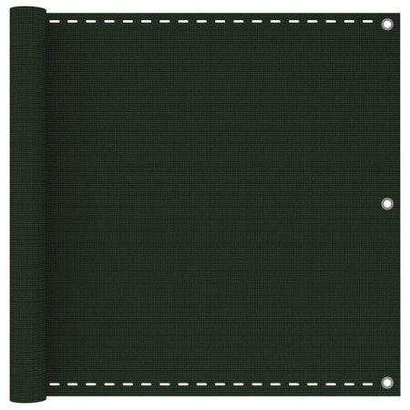 Dunkelgrüne HDPE-Balkonmarkise 90x400 cm von vidaXL, Sonnenschirme - Ref: Foro24-310973, Preis: 21,94 €, Rabatt: %