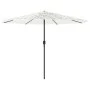 Gartenschirm mit weißem Stahlmast 388x388x248 cm von , Sonnenschirme - Ref: Foro24-4005116, Preis: 138,94 €, Rabatt: %