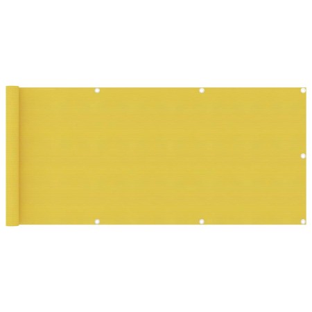 Gelbe HDPE-Balkonmarkise 75x500 cm von vidaXL, Sonnenschirme - Ref: Foro24-310994, Preis: 11,01 €, Rabatt: %