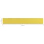 Toldo para balcón HDPE amarillo 75x500 cm