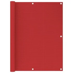 Red HDPE balcony awning 120x300 cm by vidaXL, Umbrellas - Ref: Foro24-311012, Price: 13,75 €, Discount: %