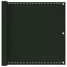 Toldo para balcón HDPE verde oscuro 90x500 cm de vidaXL, Sombrillas - Ref: Foro24-310974, Precio: 21,86 €, Descuento: %