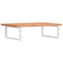 Wandwaschtischregal aus Stahl und massiver Buche von , Badezimmerwaschtische - Ref: Foro24-3302448, Preis: 105,45 €, Rabatt: %