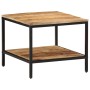 Solid rough mango wood coffee table 55x55x45 cm by , Coffee table - Ref: Foro24-374068, Price: 94,66 €, Discount: %