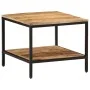 Solid rough mango wood coffee table 55x55x45 cm by , Coffee table - Ref: Foro24-374068, Price: 93,19 €, Discount: %