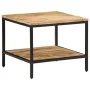 Solid rough mango wood coffee table 55x55x45 cm by , Coffee table - Ref: Foro24-374068, Price: 93,19 €, Discount: %