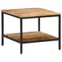 Solid rough mango wood coffee table 55x55x45 cm by , Coffee table - Ref: Foro24-374068, Price: 94,66 €, Discount: %