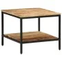 Solid rough mango wood coffee table 55x55x45 cm by , Coffee table - Ref: Foro24-374068, Price: 93,19 €, Discount: %