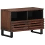 Mueble de TV madera maciza mango marrón 70x34x46 cm de , Almacenamiento para CD y DVD - Ref: Foro24-377443, Precio: 68,01 €, ...