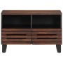 Massives TV-Möbel aus braunem Mangoholz, 70x34x46 cm. von , CD- und DVD-Speicher - Ref: Foro24-377443, Preis: 68,64 €, Rabatt: %