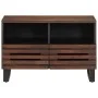 Mueble de TV madera maciza mango marrón 70x34x46 cm de , Almacenamiento para CD y DVD - Ref: Foro24-377443, Precio: 68,01 €, ...