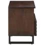 Massives TV-Möbel aus braunem Mangoholz, 70x34x46 cm. von , CD- und DVD-Speicher - Ref: Foro24-377443, Preis: 68,64 €, Rabatt: %