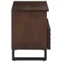 Mueble de TV madera maciza mango marrón 70x34x46 cm de , Almacenamiento para CD y DVD - Ref: Foro24-377443, Precio: 68,01 €, ...