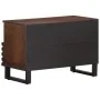 Mueble de TV madera maciza mango marrón 70x34x46 cm de , Almacenamiento para CD y DVD - Ref: Foro24-377443, Precio: 68,01 €, ...