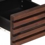 Massives TV-Möbel aus braunem Mangoholz, 70x34x46 cm. von , CD- und DVD-Speicher - Ref: Foro24-377443, Preis: 68,64 €, Rabatt: %