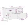 Mueble de TV madera maciza mango marrón 70x34x46 cm de , Almacenamiento para CD y DVD - Ref: Foro24-377443, Precio: 68,01 €, ...