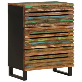 Massiver Akazienholz-Sideboard 60x34x75 cm von , Schließfächer und Lagerschränke - Ref: Foro24-377455, Preis: 161,45 €, Rabat...