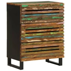 Solid acacia wood sideboard 60x34x75 cm by , Lockers and storage cabinets - Ref: Foro24-377455, Price: 158,59 €, Discount: %