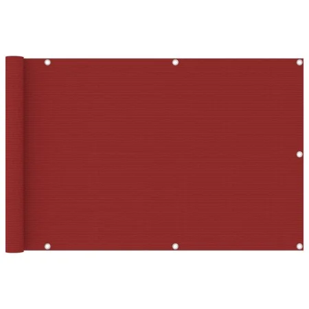 Balcony awning in red HDPE 90x400 cm by vidaXL, Umbrellas - Ref: Foro24-311009, Price: 17,34 €, Discount: %