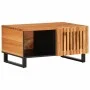 Mesa de centro madera maciza de acacia 80x51x40 cm de , Mesas de centro - Ref: Foro24-377457, Precio: 104,74 €, Descuento: %