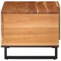 Mesa de centro madera maciza de acacia 80x51x40 cm de , Mesas de centro - Ref: Foro24-377457, Precio: 104,74 €, Descuento: %