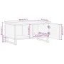 Solid acacia wood coffee table 80x51x40 cm by , Coffee table - Ref: Foro24-377460, Price: 80,34 €, Discount: %