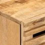 Mesita de noche de madera maciza de mango rugosa 50x34x60 cm de , Mesitas de noche - Ref: Foro24-377476, Precio: 68,50 €, Des...