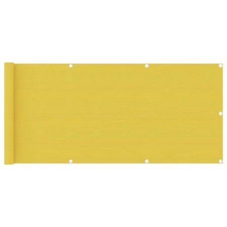 Yellow HDPE balcony awning 75x300 cm by vidaXL, Umbrellas - Ref: Foro24-310992, Price: 13,95 €, Discount: %